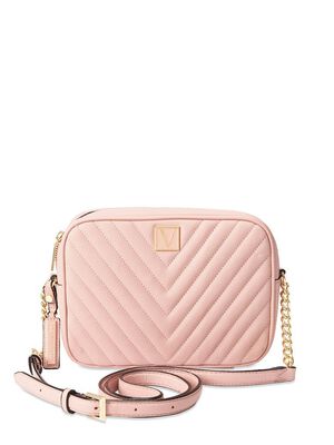 Victoria's Secret Pastel Pink Colourblock The Victoria Medium Shoulder Bag - Pastel Pink Colourblock