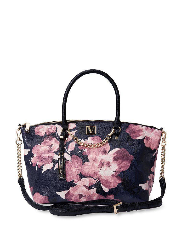 floral victoria secret bag
