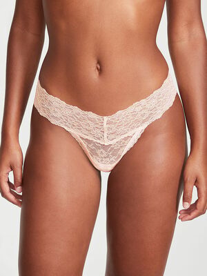 Posey Lace Lace-Up Thong Panty