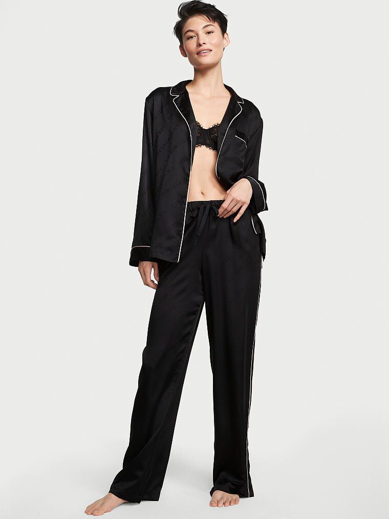 Satin pyjamas top victoria secret