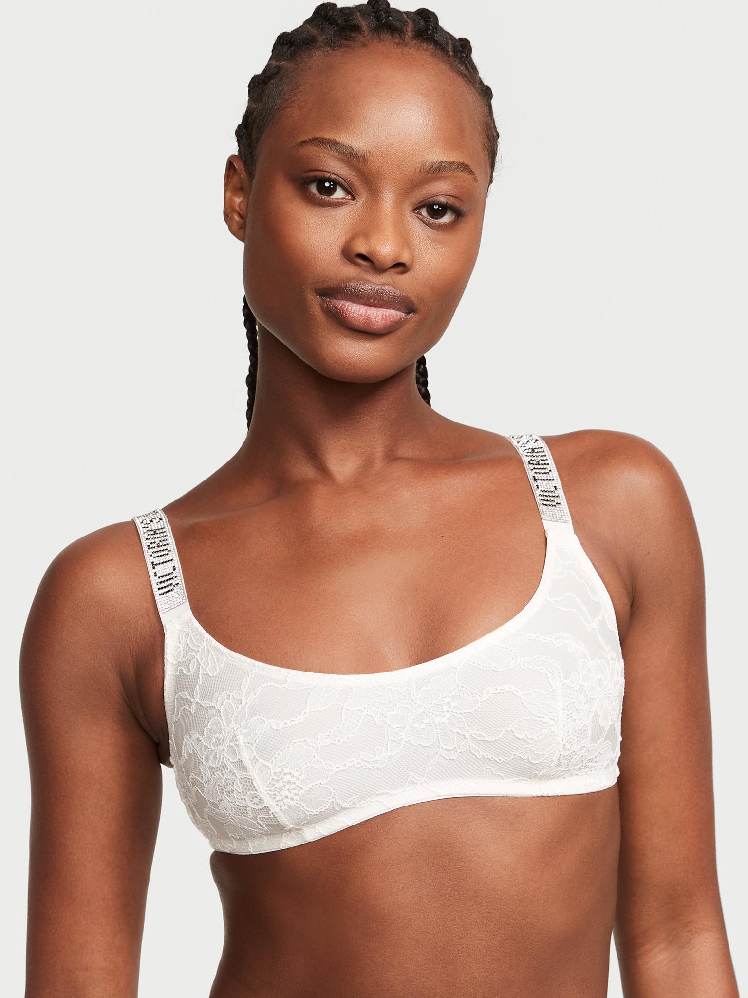 Buy Shine Strap Scoop Bralette