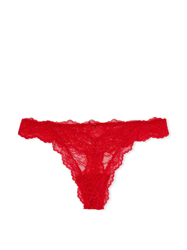 Lace Thong Panty image number null
