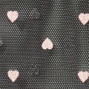 Stretch Cotton Logo Hiphugger Panty, Black- Pink Foil Heart, swatch