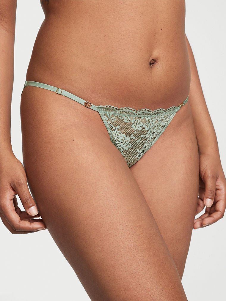 Lace Adjustable String Bikini Panty | Victoria's Secret Australia