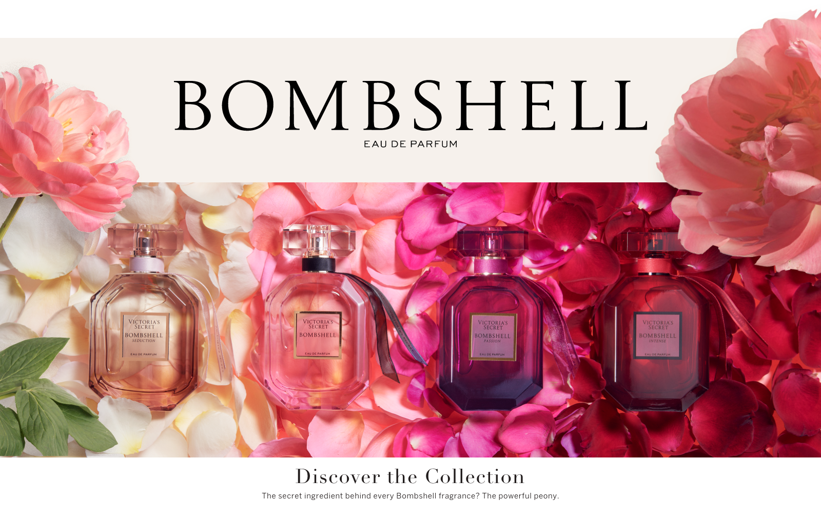 Bombshell: Our No.1 Fragrance PLP banner